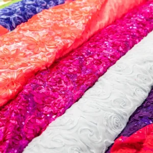 3D Specialty Floral Sequined Lace