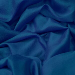 Closeup of a blue fabric background